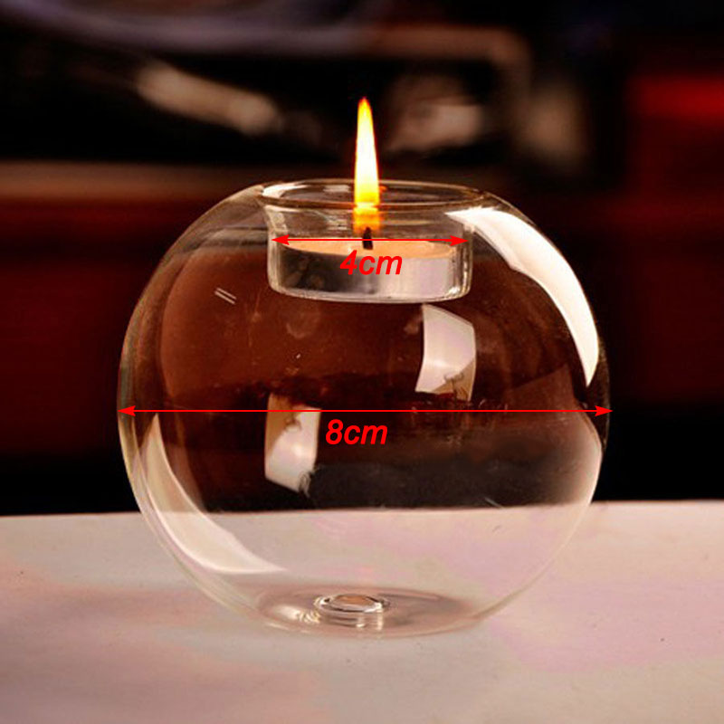 Bubble Glass Candle Holder