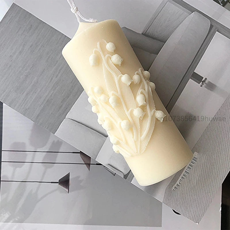 Silicone Bouquet Scented Pillar Candle Mould