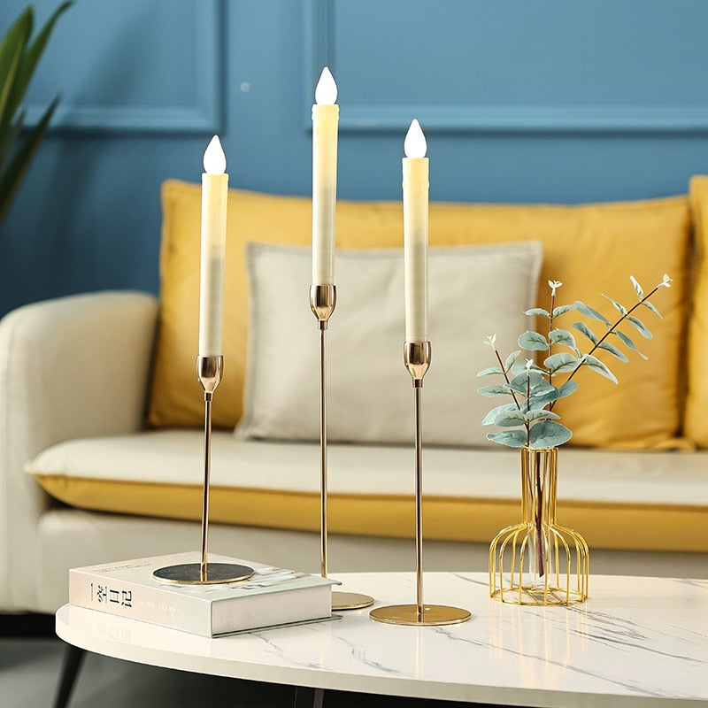 Metal Tall Candle Holders