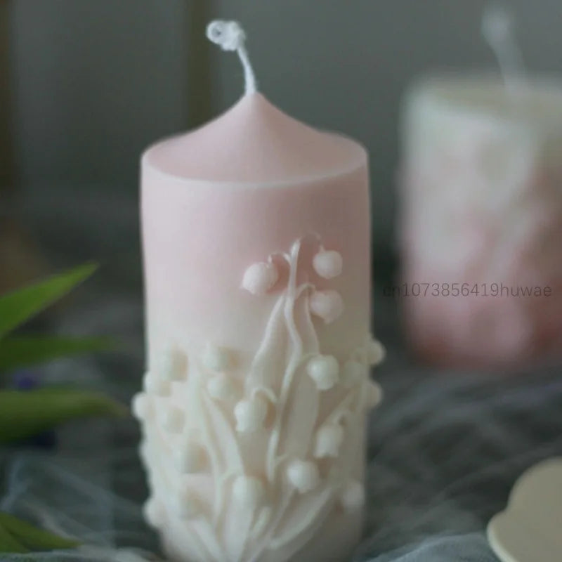 Silicone Bouquet Scented Pillar Candle Mould