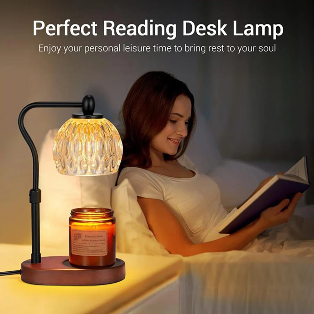 Adjustable Candle Warmer Lamp With Timer Dimmer