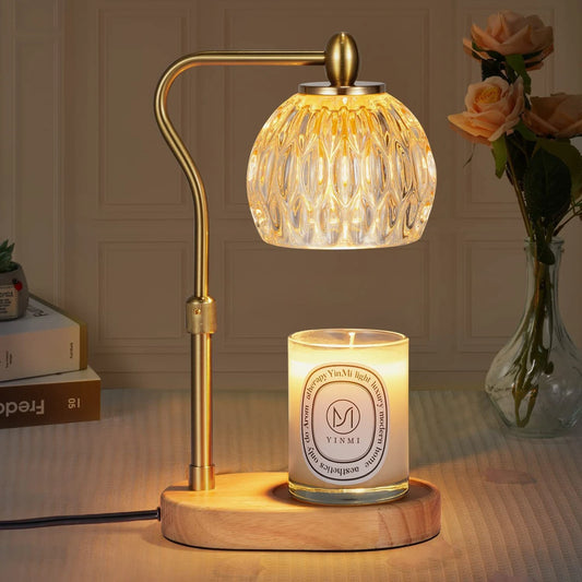 Adjustable Candle Warmer Lamp With Timer Dimmer