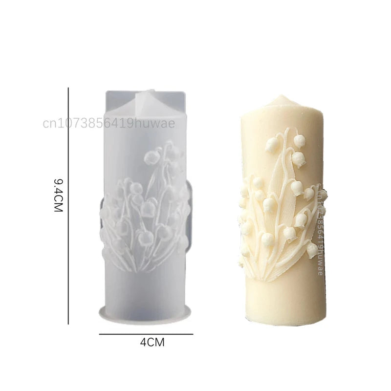 Silicone Bouquet Scented Pillar Candle Mould