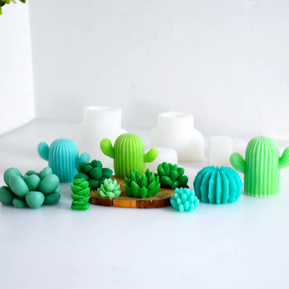 Succulent Plant Candle Mould