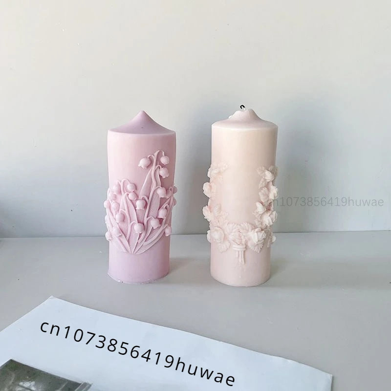 Silicone Bouquet Scented Pillar Candle Mould