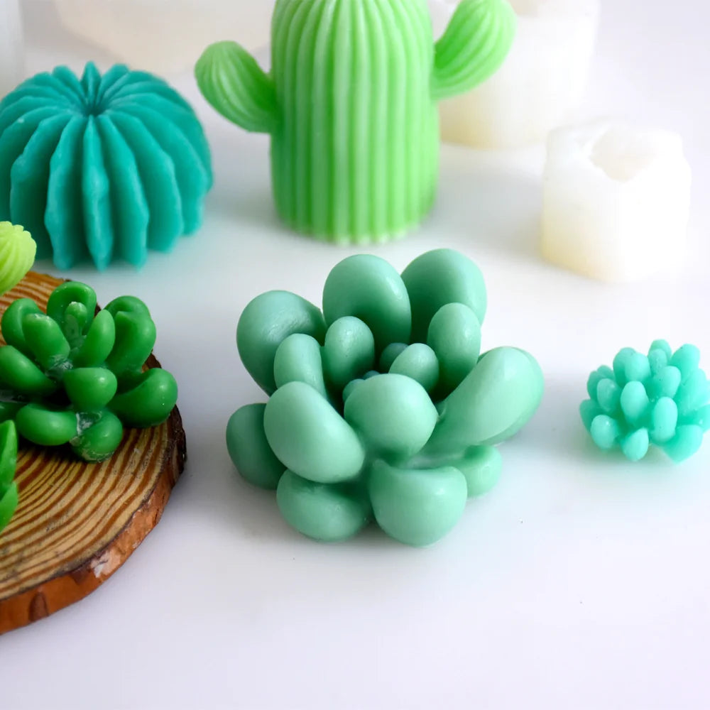 Succulent Plant Candle Mould