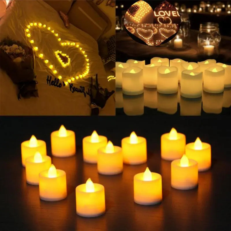 Individual Battery Powered Flameless Tea Light Candle