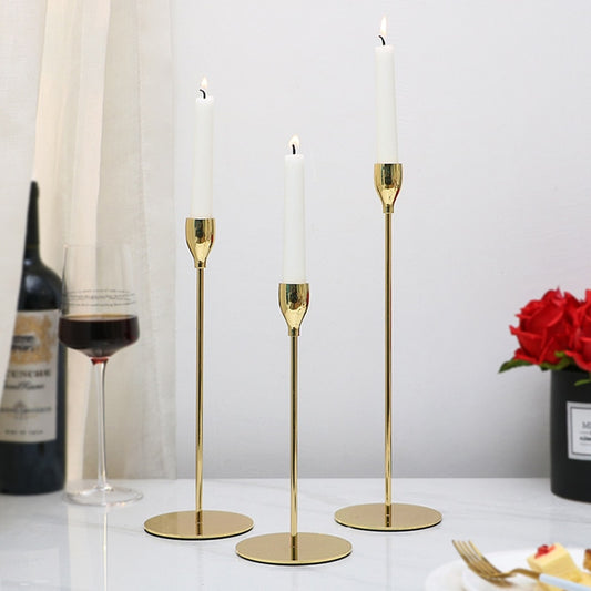 Metal Tall Candle Holders